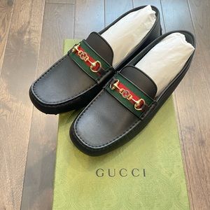 Gucci
Men's Ayrton Interlocking G Horsebit Drivers